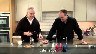 How to make a frappé coffee using an aerolatte milk frother [upl. by Berardo]