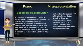 What is Difference Between Fraud amp Misrepresentation [upl. by Carmelita]