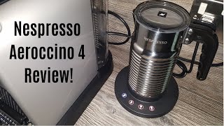 Nespresso Aeroccino 4 Milk Frother Review  Worth upgrading from the Aeroccino 3 [upl. by Nestor867]