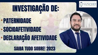 Investigação de paternidade socioafetividade declaração afetividade Saiba tudo sobre 2023 [upl. by Fitting]