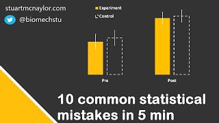 Ten Statistical Mistakes in 5 Min [upl. by Nednerb]