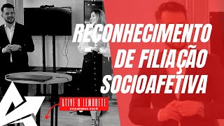 DIREITO DE FAMÍLIA Reconhecimento de filiação socioafetiva [upl. by Naerb722]