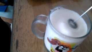 Aerolatte Review Frothing Cold Milk In Under 1 Minute [upl. by Iy172]